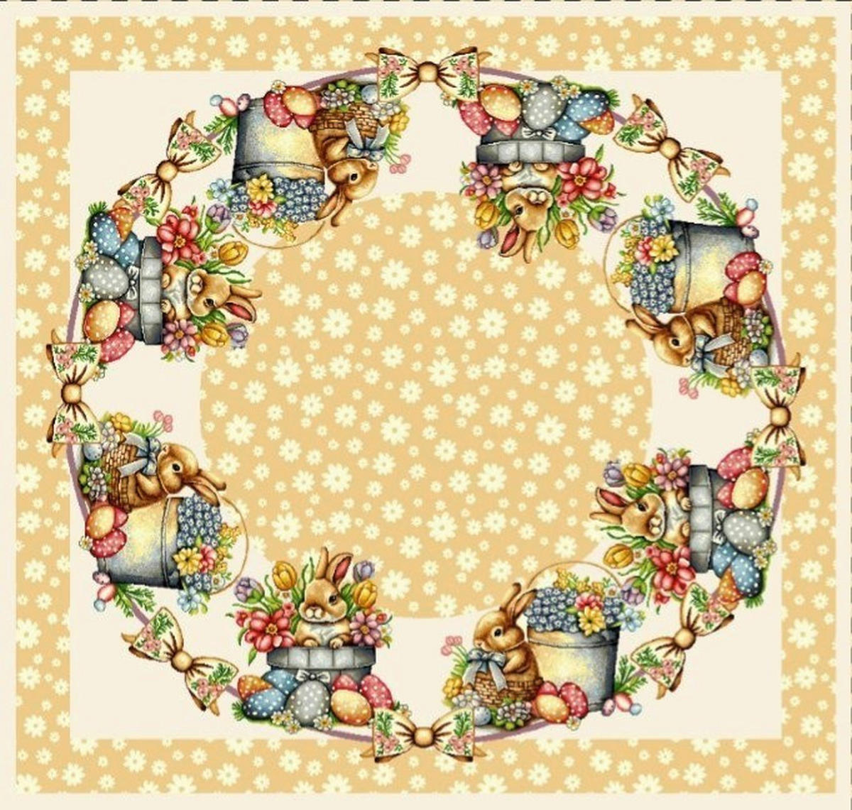 ASZTALTERÍTŐ   - bézs, Basics, textil (90/90cm)