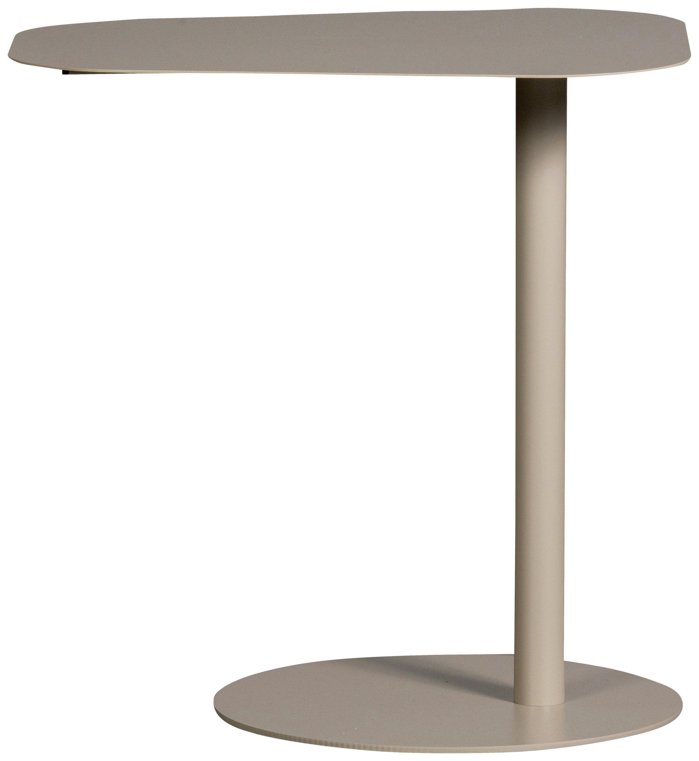 Livetastic Beistelltisch Lia Hellgrau 38x50x50 cm