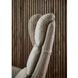 RELAXSESSEL in Leder Greige  - Greige/Schwarz, Design, Leder/Metall (76/108/86cm) - Dieter Knoll
