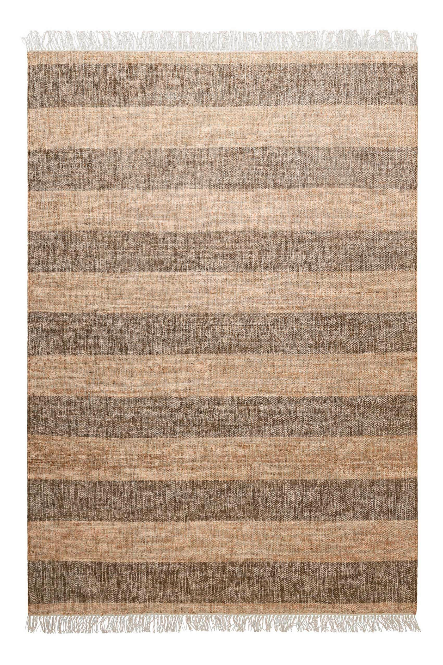 HANDWEBTEPPICH 80/150 cm Virgil Braun, Cognac  - Cognac/Braun, KONVENTIONELL, Textil (80/150cm)