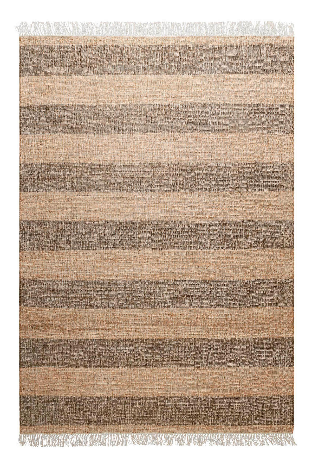 HANDWEBTEPPICH 80/150 cm Virgil Braun, Cognac  - Cognac/Braun, KONVENTIONELL, Textil (80/150cm)