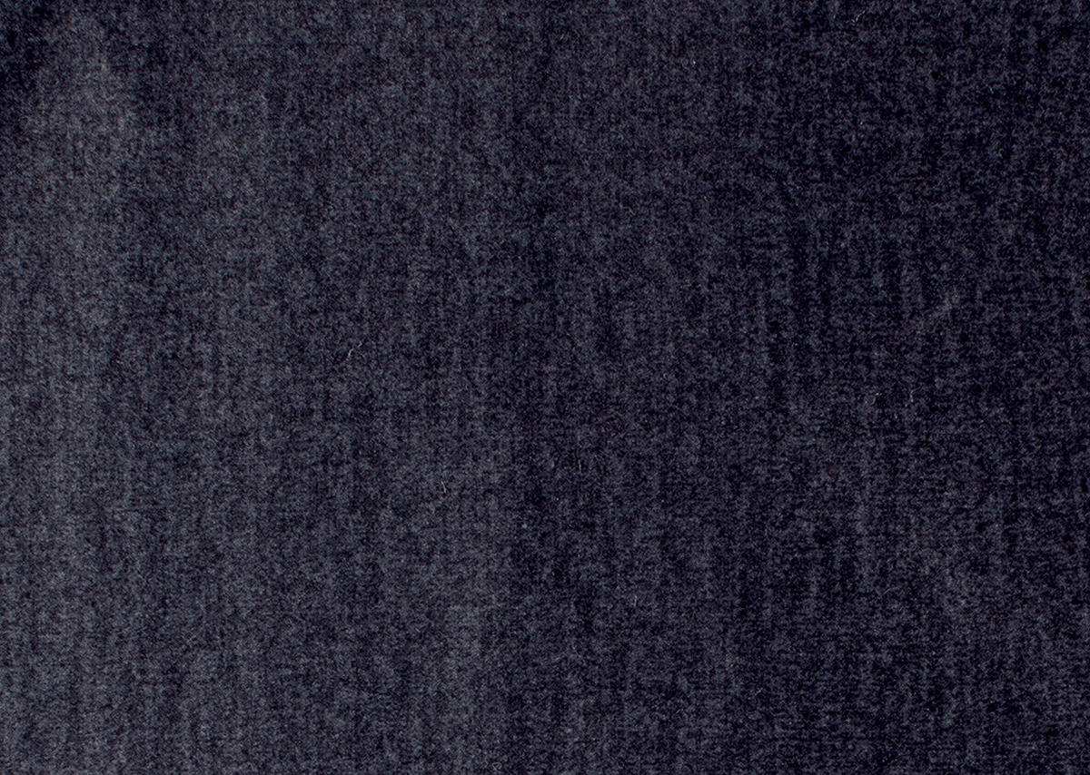 WOHNLANDSCHAFT in Samt, Webstoff Schwarz  - Schwarz, Design, Textil/Metall (177/385/216cm) - Welnova