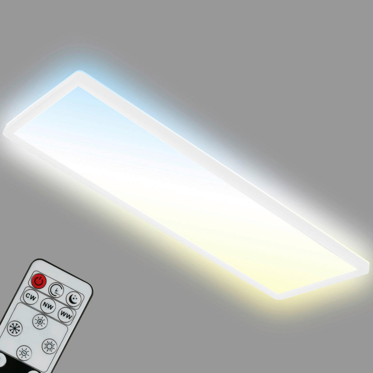 LED-PANEEL Slim 58/20/3 cm   - Weiß, MODERN, Kunststoff (58/20/3cm)