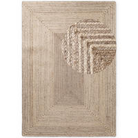 JUTETEPPICH 200/300 cm Juno Creme, Graubraun rechteckig  - Graubraun/Creme, Natur, Textil (200/300cm) - Hanse Home