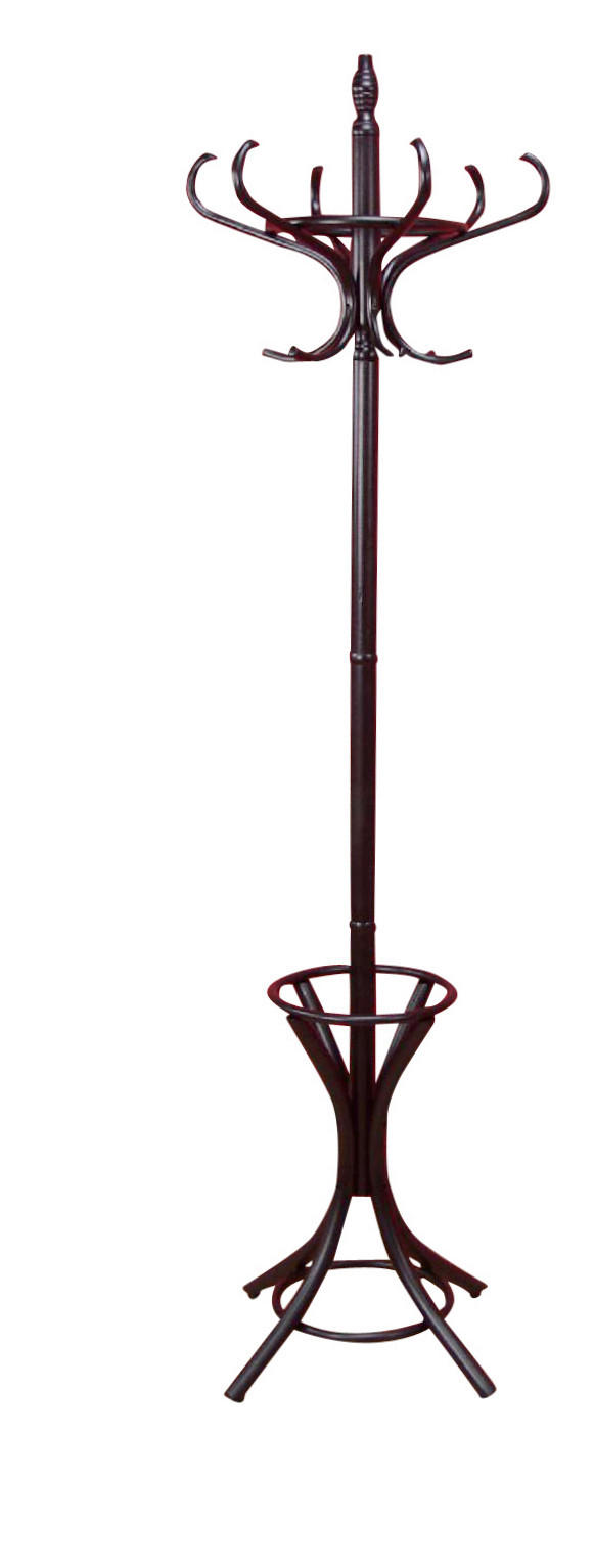 GARDEROBENSTÄNDER in Schwarz   - Schwarz, Design, Holz (53/53/184cm) - MID.YOU