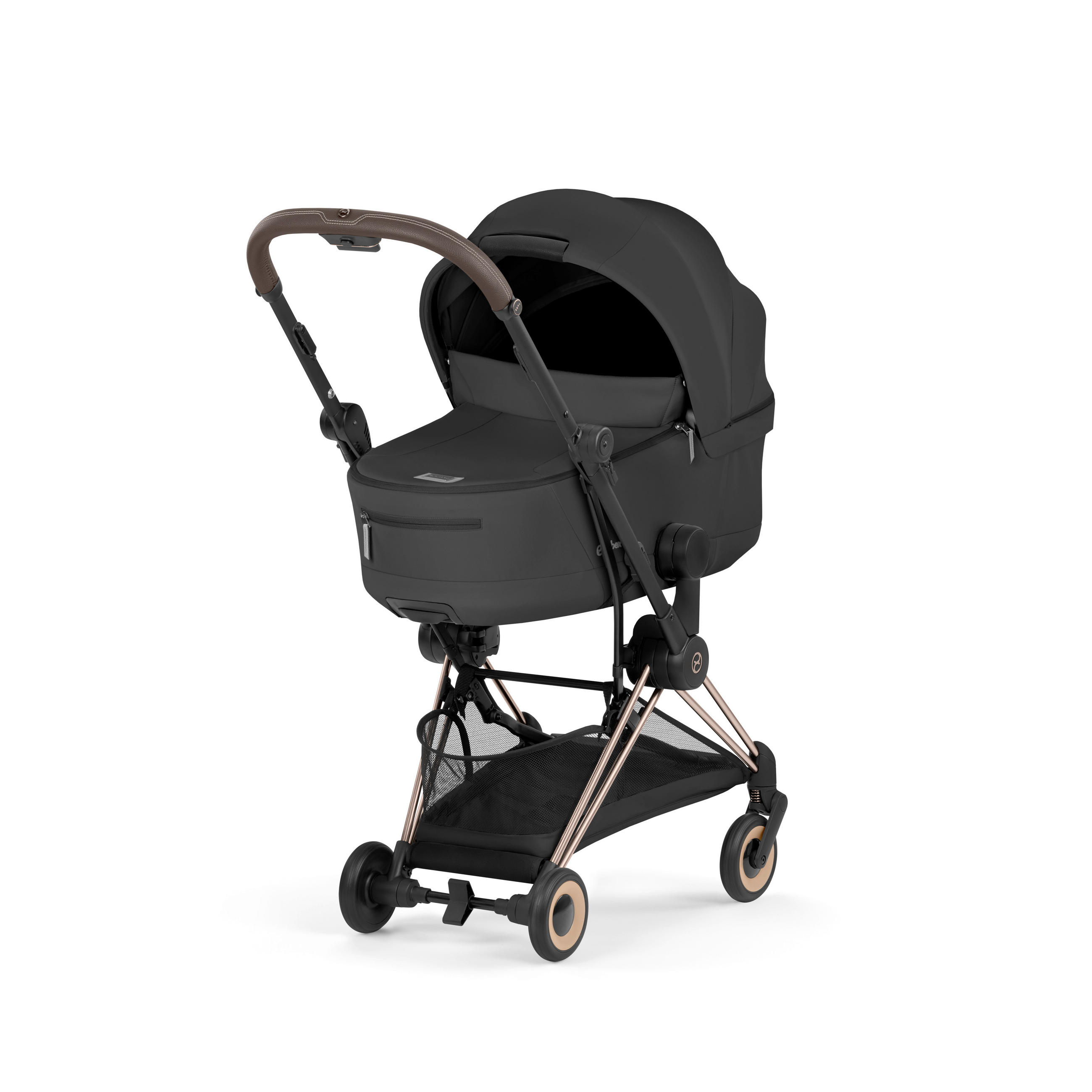 BUGGY COŸA Comfort Rosegold  - Roségold/Schwarz, Basics, Kunststoff/Textil (79/44cm) - cybex PLATINUM