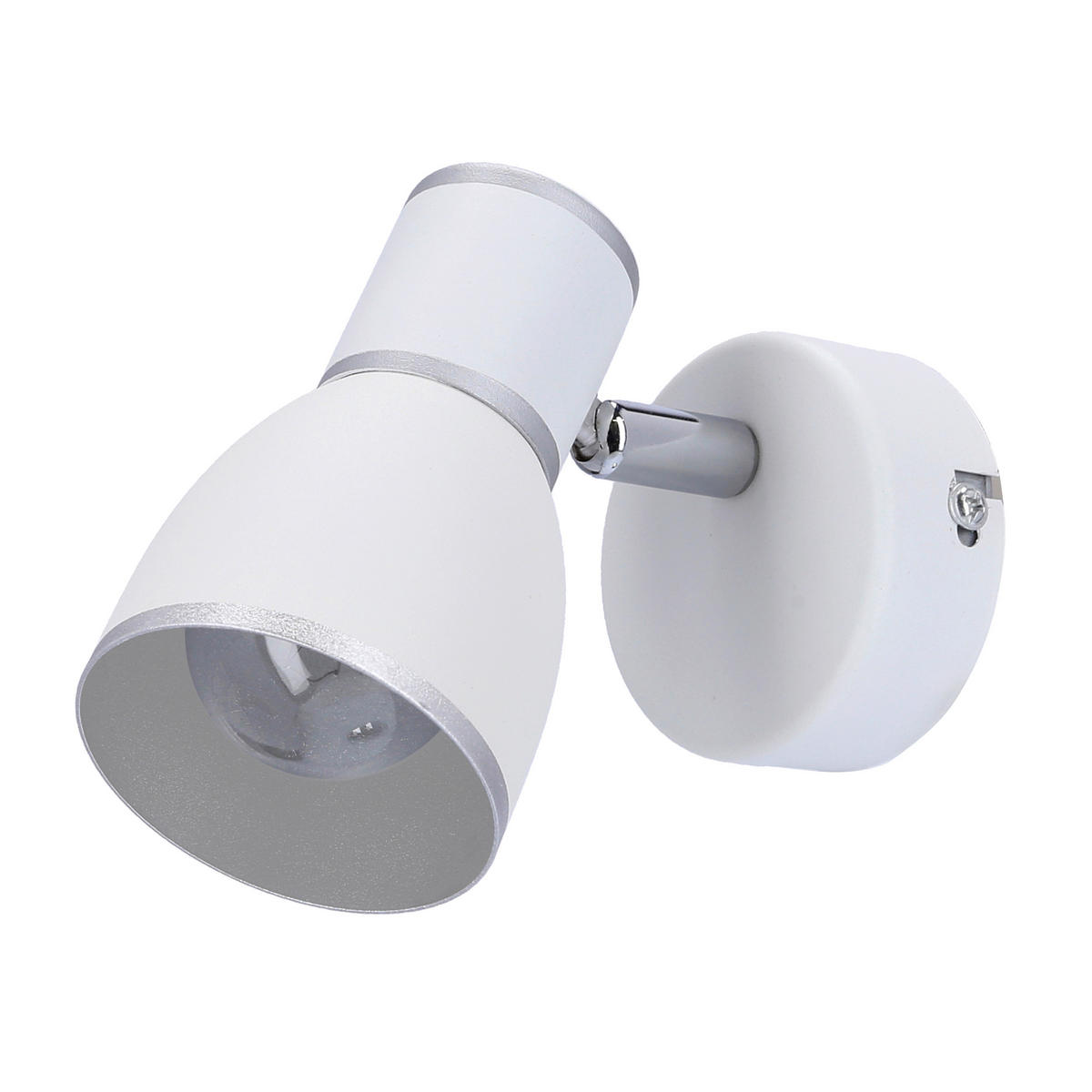 STRAHLER 13/8/11 cm   - Chromfarben/Weiß, Design, Metall (13/8/11cm)