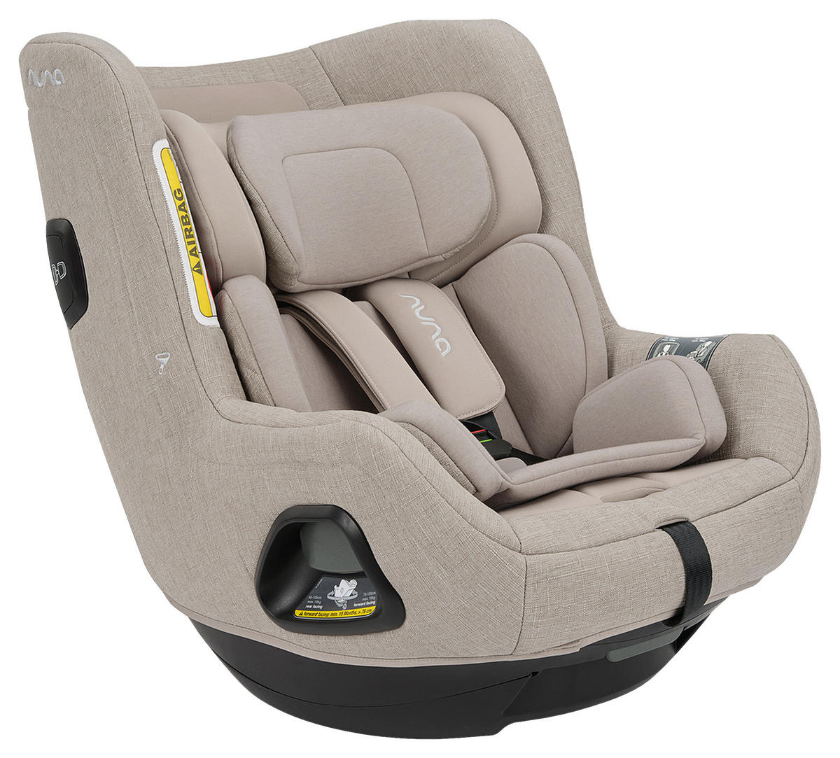 REBOARDER-KINDERSITZ TODL NEXT  - Beigebraun/Grau, Basics, Naturmaterialien/Kunststoff (46/50/72cm) - Nuna