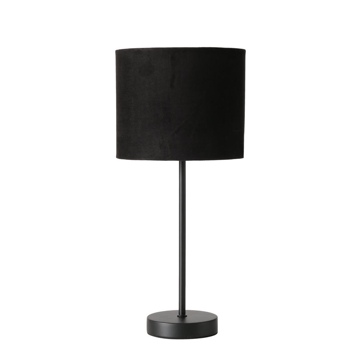 BORDSLAMPA 18/40 cm   - svart, Klassisk, metall/textil (18/40cm)