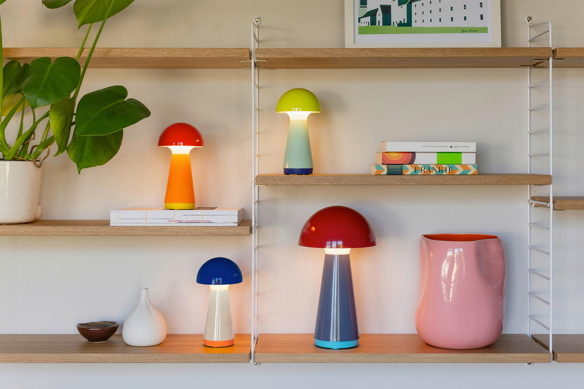 LED-TISCHLEUCHTE REMEMBER 16/28 cm  - Grau/Dunkelrot, Basics, Kunststoff (16/28cm) - REMEMBER