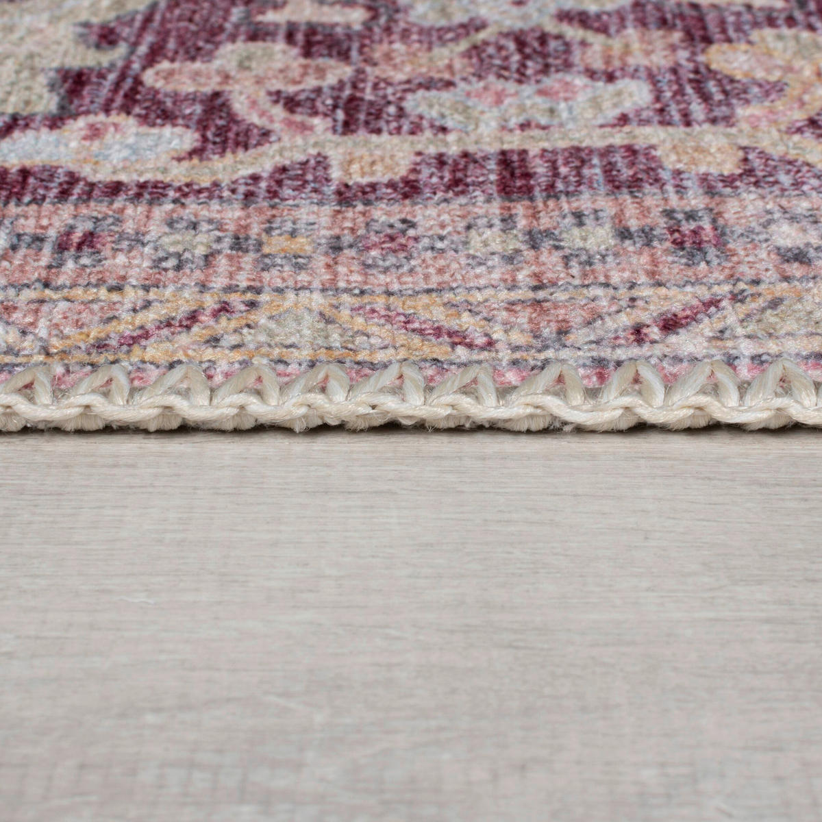 FLACHWEBETEPPICH 60/230 cm Hebden Washable Pink  - Pink, Basics, Textil (60/230cm) - Xora
