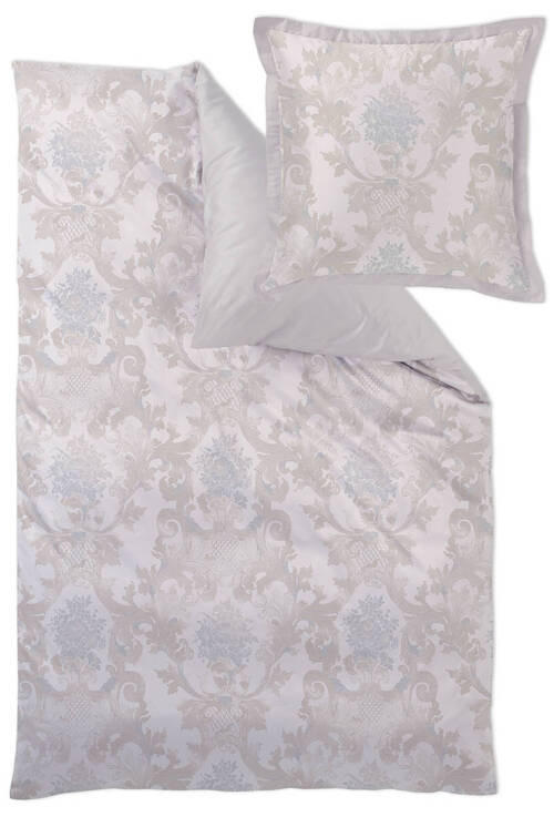 POSTEĽNÁ BIELIZEŇ, damask, strieborná, 200/200 cm - strieborná, Basics, textil (200/200cm) - Curt Bauer