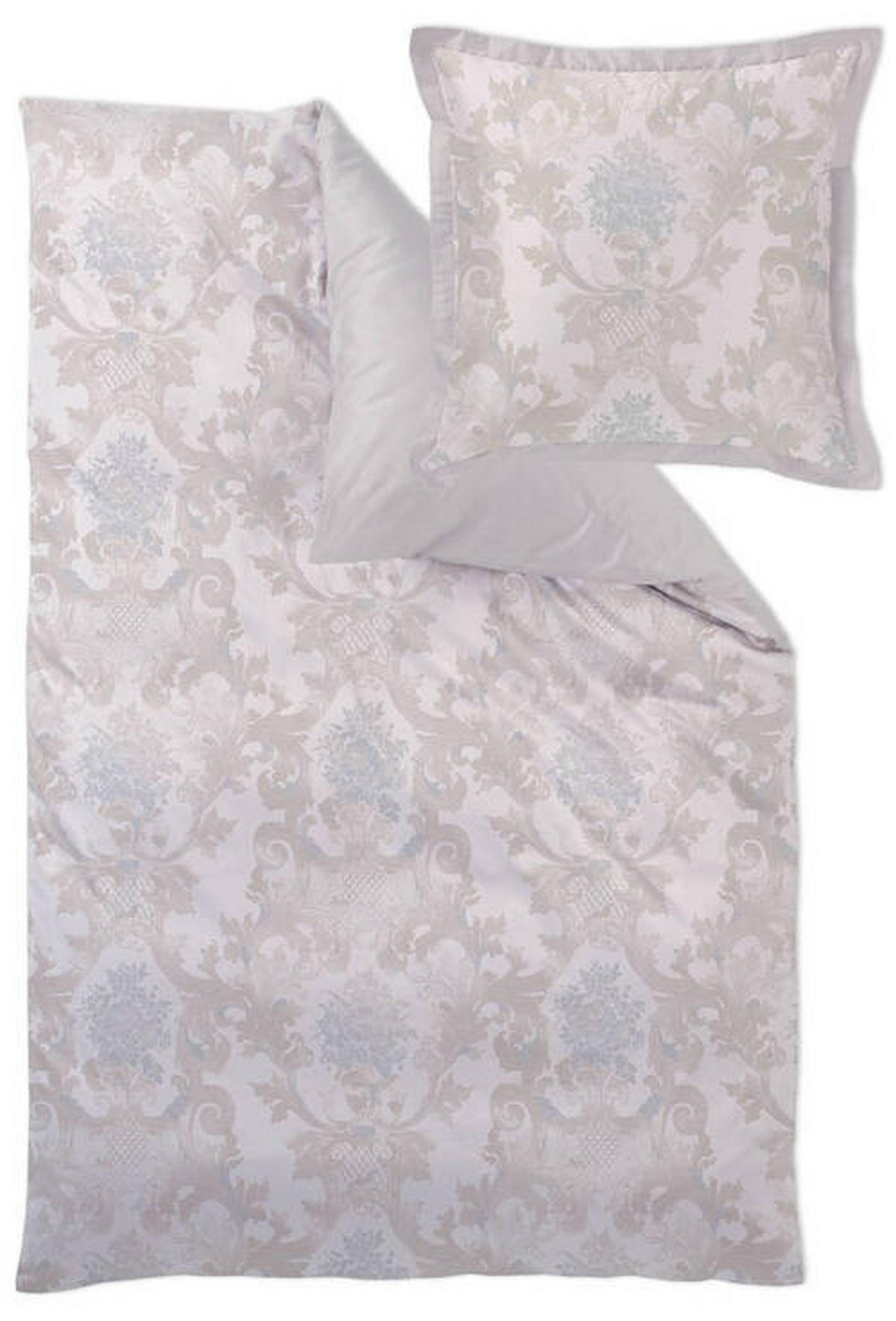 POSTEĽNÁ BIELIZEŇ, damask, strieborná, 200/200 cm - strieborná, Basics, textil (200/200cm) - Curt Bauer