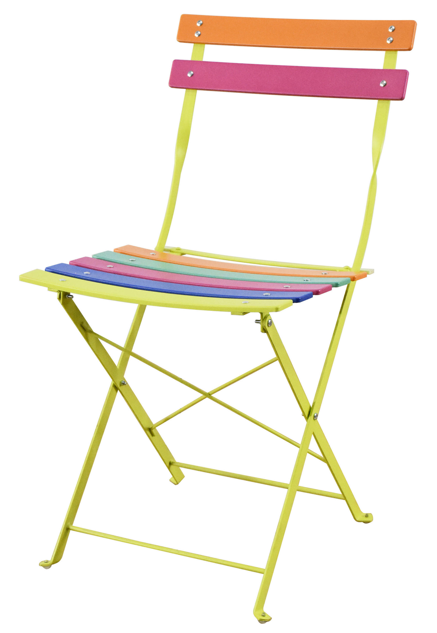 ENSEMBLE DE BALCON  3-teilig  - Blau/Gelb, Trend, Metall