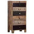 KOMMODE  in 60/120/42 cm  - Dunkelbraun/Braun, Design, Glas/Holz (60/120/42cm) - Landscape