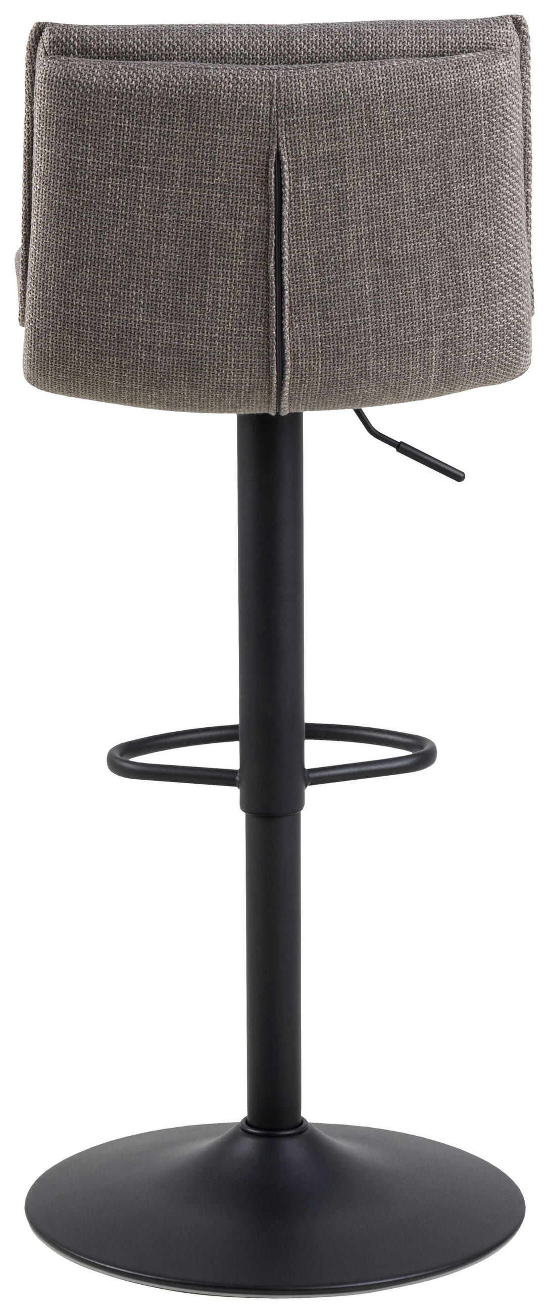 BARHOCKER in Graubraun  - Graubraun/Schwarz, Design, Textil/Metall (44/107/53cm) - MID.YOU