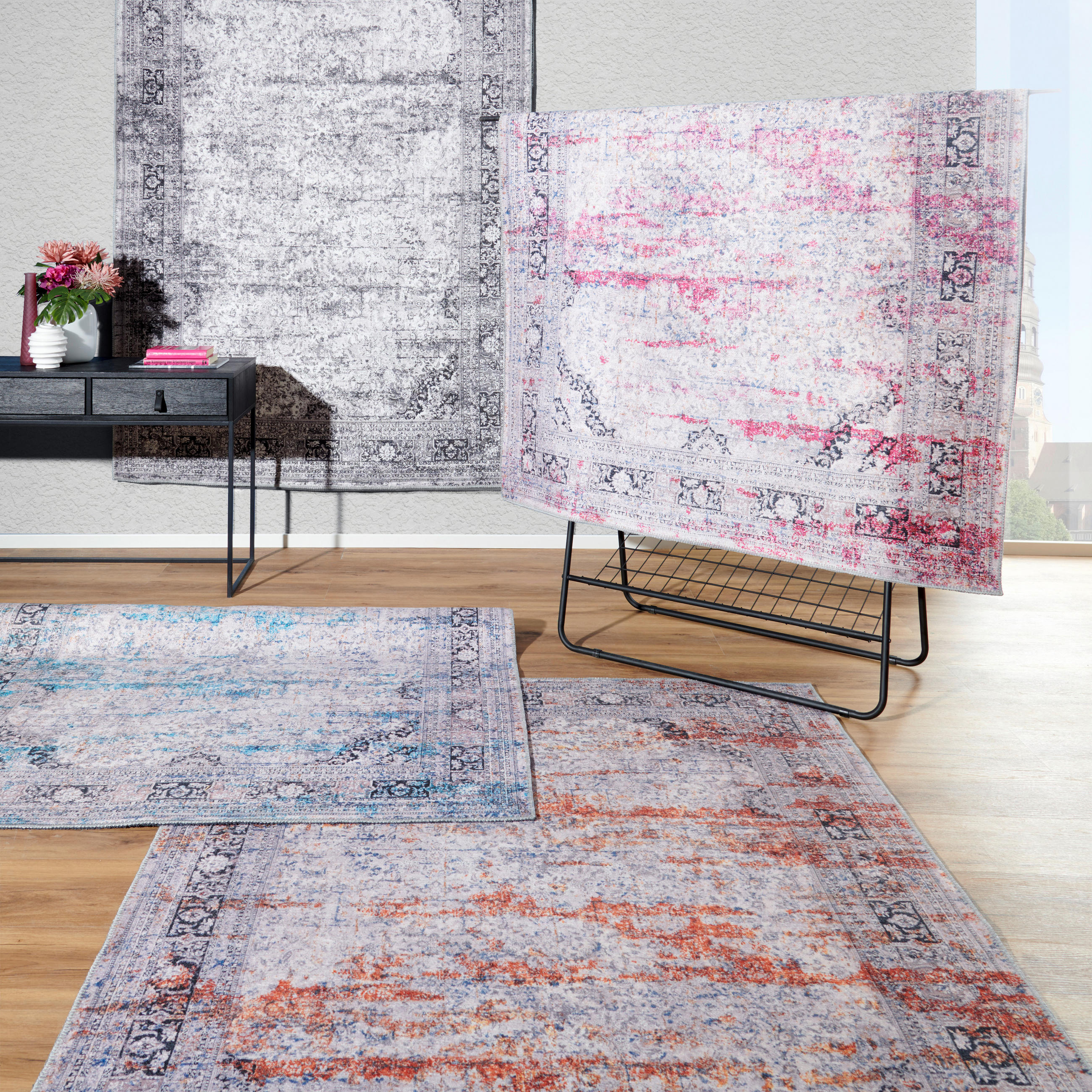 VINTAGE KOBEREC, 130/190 cm, pink - pink, Lifestyle, textil (130/190cm) - Novel