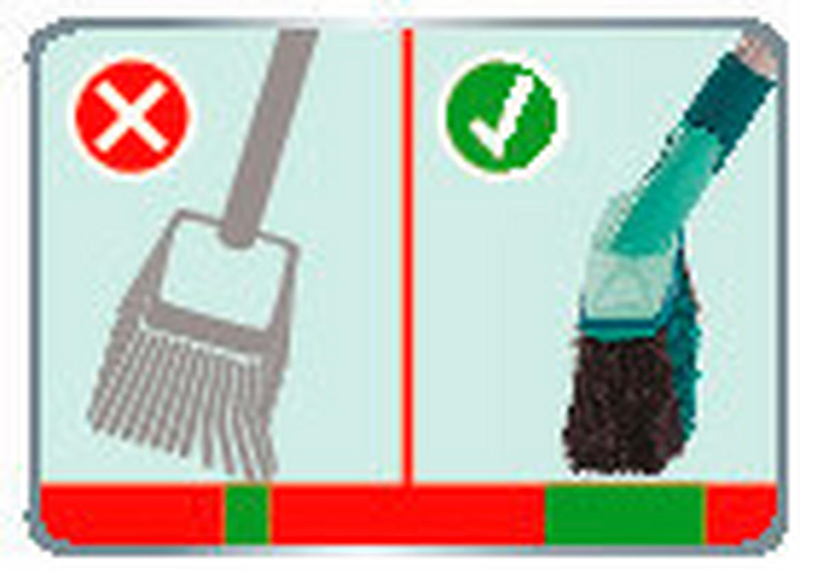 METLA - zelena/crna, Basics, plastika (32/15,5/9,5cm) - Leifheit