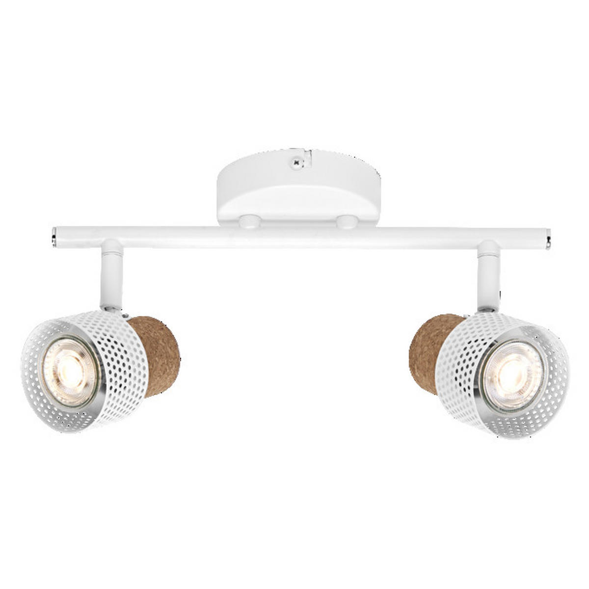 LED-STRAHLER 33.8/10/13.6 cm   - Weiß, Basics, Holz/Metall (33.8/10/13.6cm) - Osram