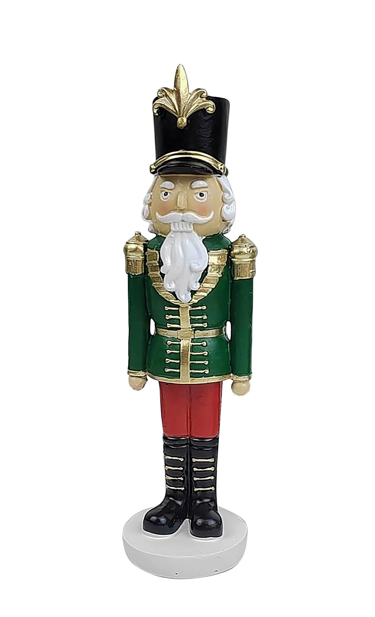 FIGÚRKA LUSKÁČIK - čierna/biela, Lifestyle, plast (7/25/7cm) - X-Mas