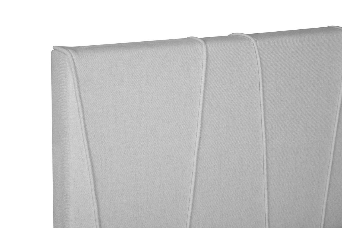 BOXSPRING-ÁGY 180/200 cm  sötétszürke  - fekete/sötétszürke, Modern, textil (180/200cm) - MID.YOU
