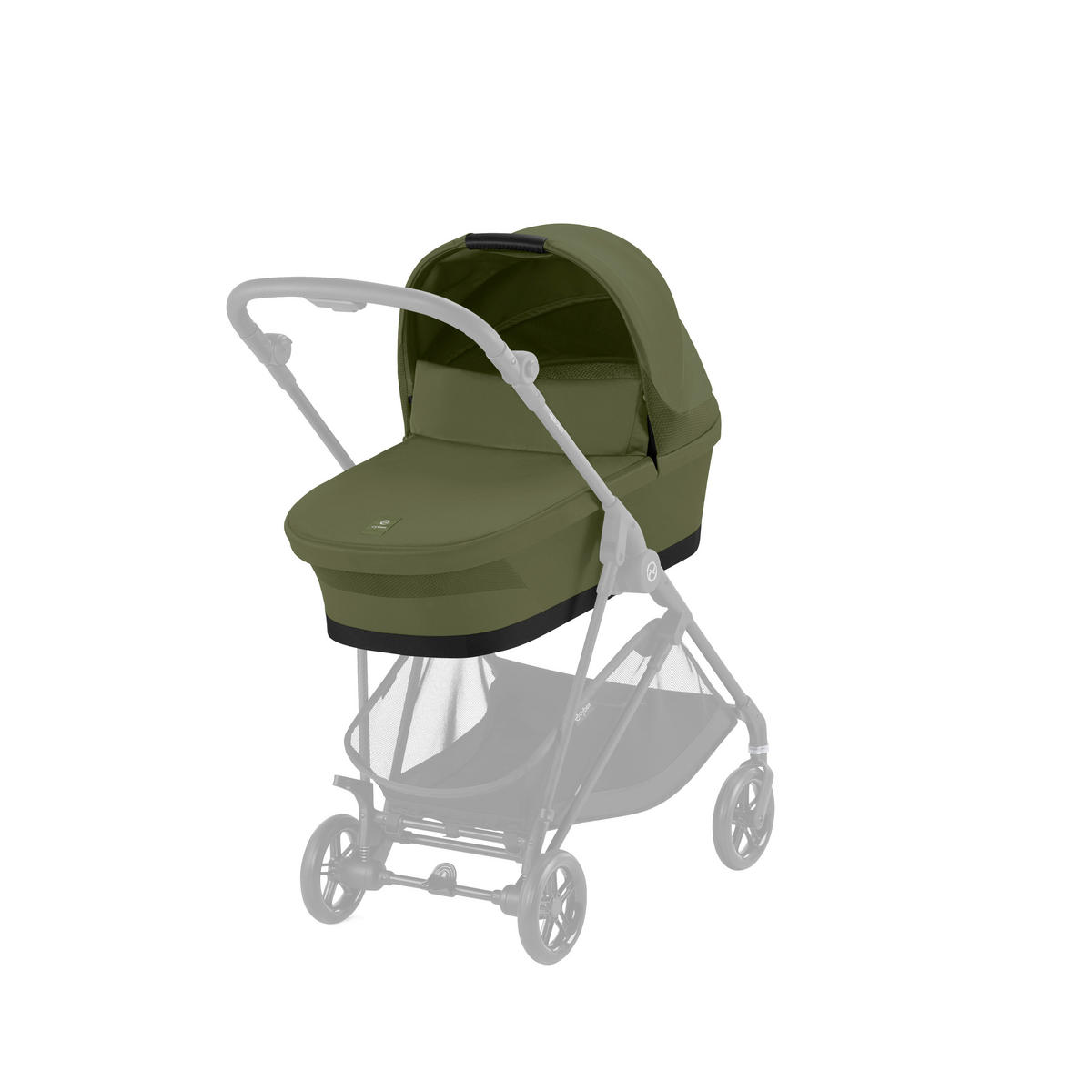 LIEGEWANNE Melio  - Waldgrün, Basics, Textil (84.5/33/20cm) - cybex GOLD