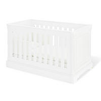 GITTERBETT PINOLINO EMILIA 151/81/88 cm  - Weiß, ROMANTIK / LANDHAUS, Holzwerkstoff (151/81/88cm) - Pinolino