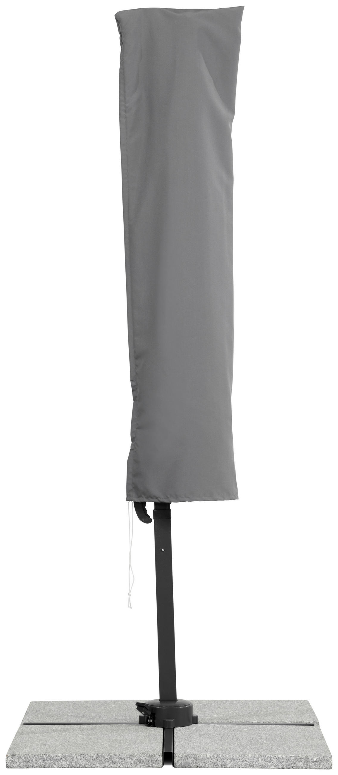 AMPELSCHIRM   - Anthrazit/Rot, Basics, Textil/Metall (352/244/300cm) - Schneider