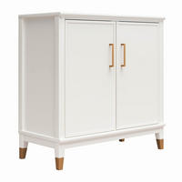 KOMMODE Westerleigh  in 84/84/40 cm  - Goldfarben/Weiß, Design, Holzwerkstoff/Metall (84/84/40cm) - MID.YOU