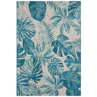 OUTDOORTEPPICH 80/165 cm Flair Türkis  - Türkis, Design, Kunststoff (80/165cm) - Hanse Home