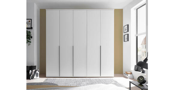 DREHTÜRENSCHRANK in Weiß - Schwarz/Weiß, MODERN, Holzwerkstoff/Kunststoff (225/225/52cm) - Carryhome