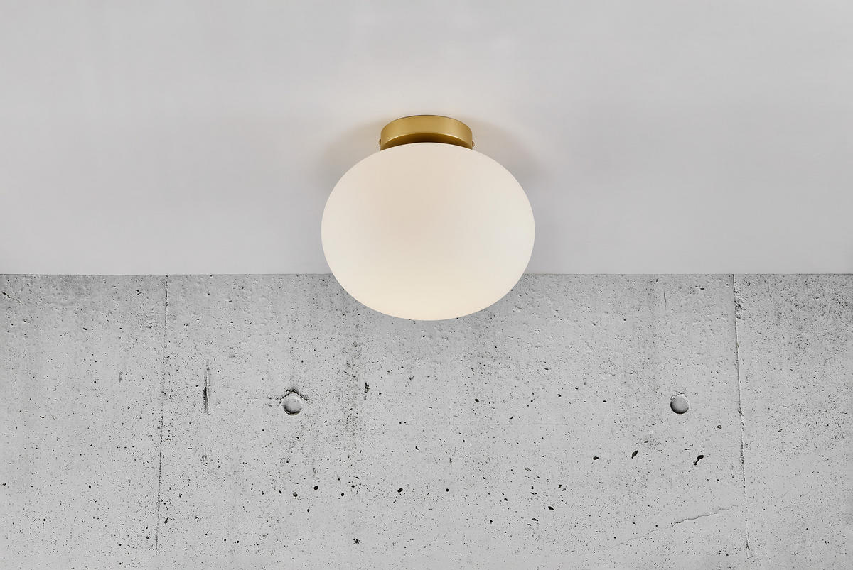NORDLUX Deckenleuchte "Alton D  27,5/24 cm    - Messingfarben, Basics, Glas/Metall (27,5/24cm) - Nordlux
