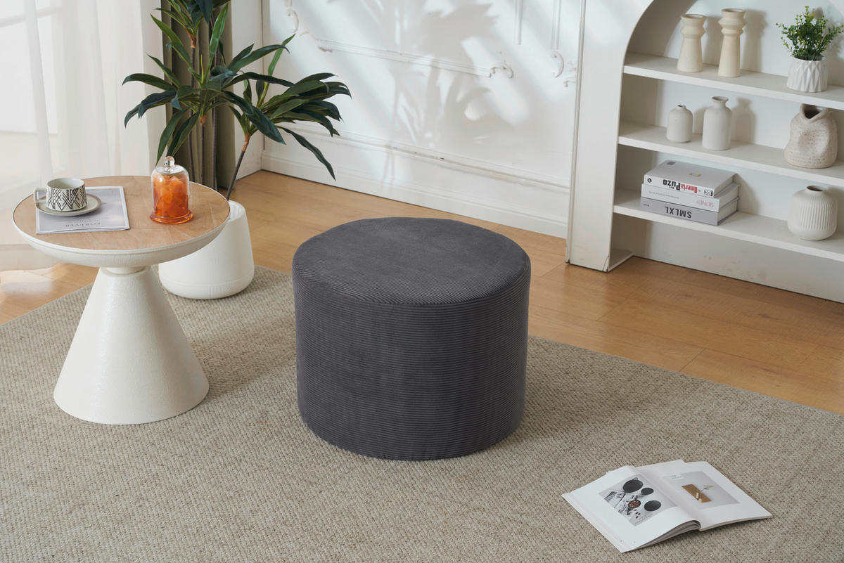 SEDACÍ PODUŠKA, 55/40/55 cm - šedá, Moderní, textil (55/40/55cm) - P & B