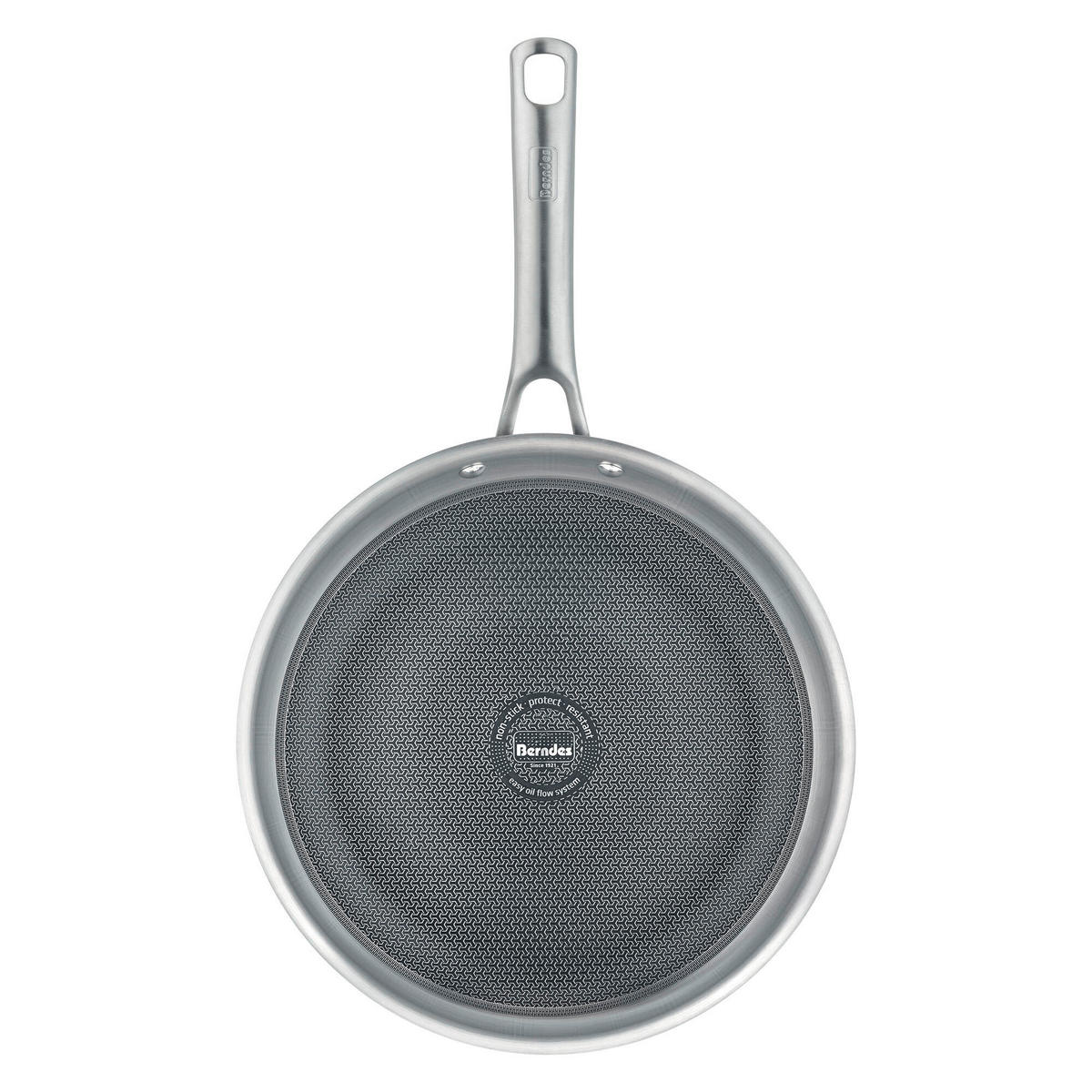 BRATPFANNE Tricion Resist b.nature Keramikbeschichtung 32 cm  - Schwarzchrom, Basics, Metall (32cm) - Berndes