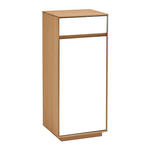 KOMMODE 44/103/37 cm  - Eiche Bianco/Weiß, Design, Holz/Holzwerkstoff (44/103/37cm) - Novel