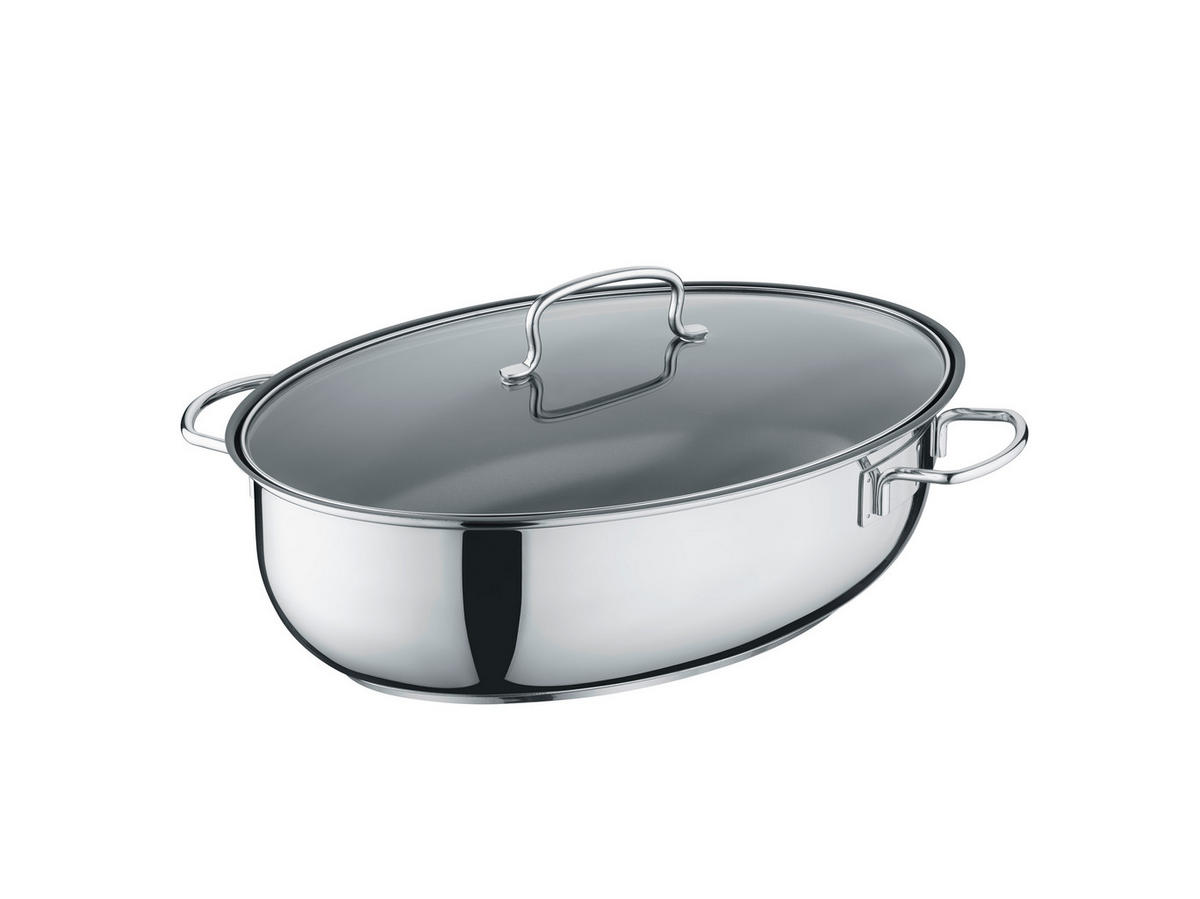 BRÄTER Specials Bräter 7,7 L  - Anthrazit Hochglanz, Basics, Metall (25,5/11,8/38,0cm) - Berndes