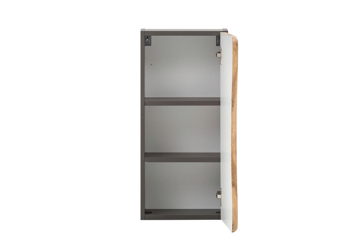 HÄNGESCHRANK 30/64/20 cm  - Eiche Wotan/Graphitfarben, Natur, Holzwerkstoff (30/64/20cm) - Xora