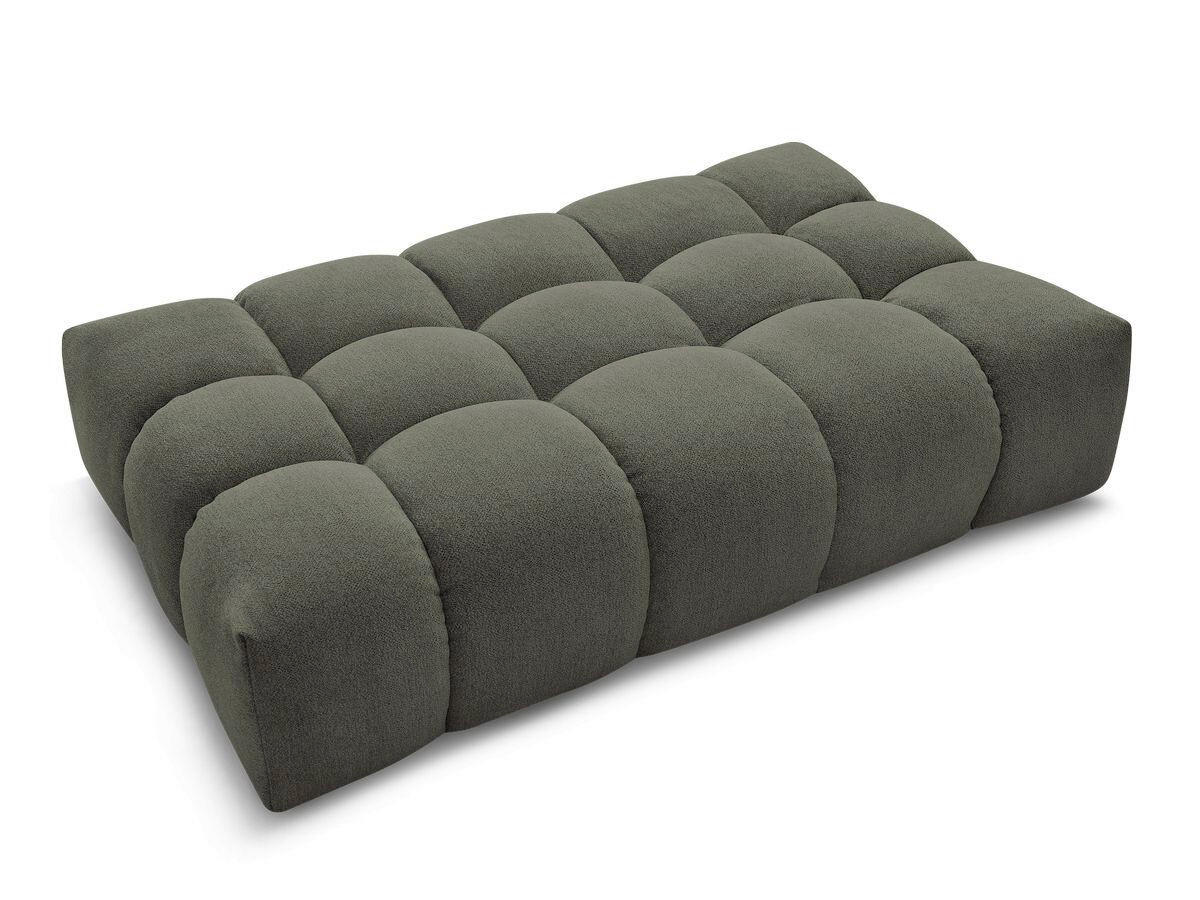 HOCKER EVEREST Flachgewebe Grün  - Schwarz/Grün, MODERN, Kunststoff/Textil (166/100/40cm)