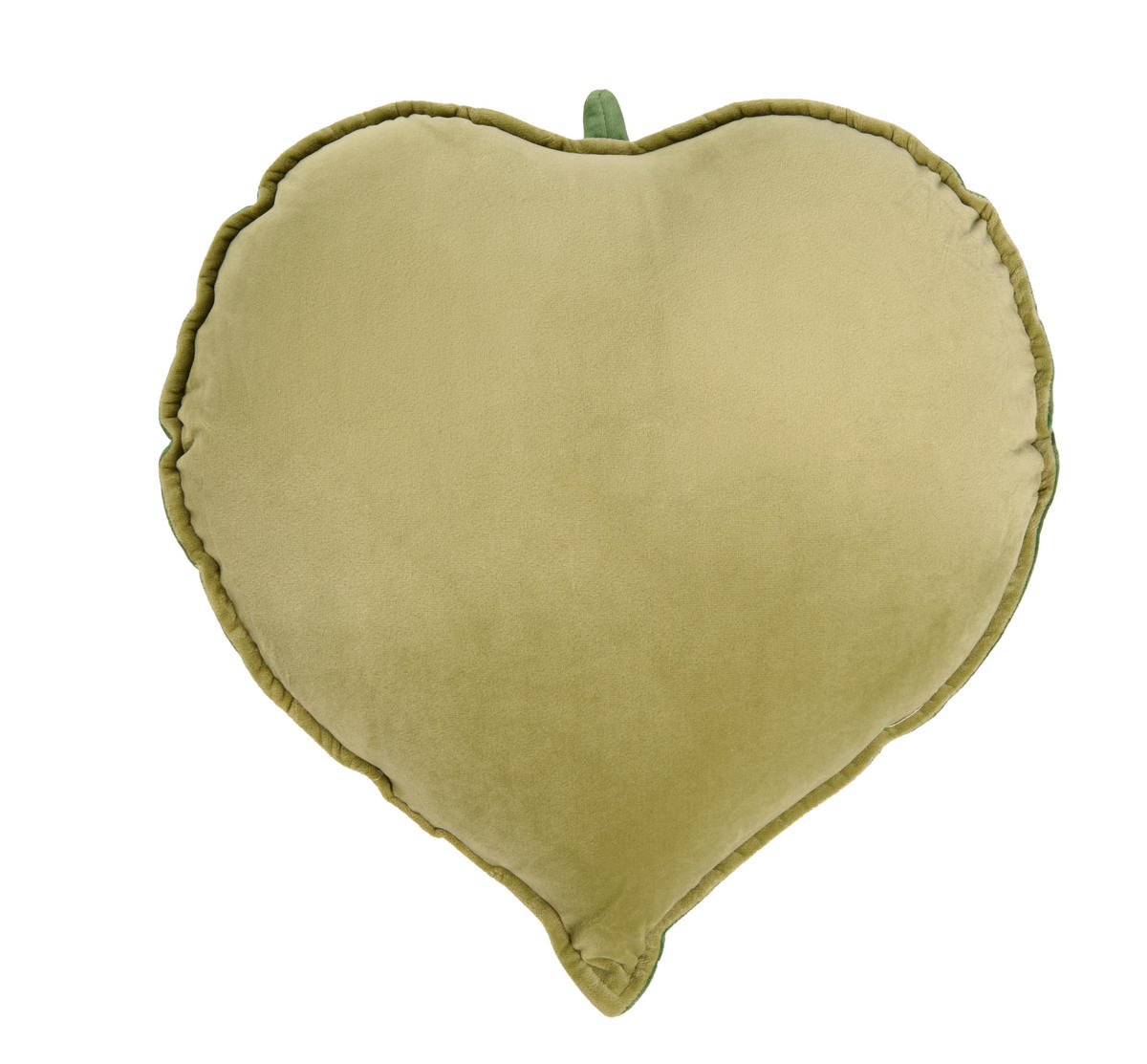 ZIERKISSEN Green leaf cushion 40/40 cm  - Grün, Basics, Textil (40/40cm) - Patinio