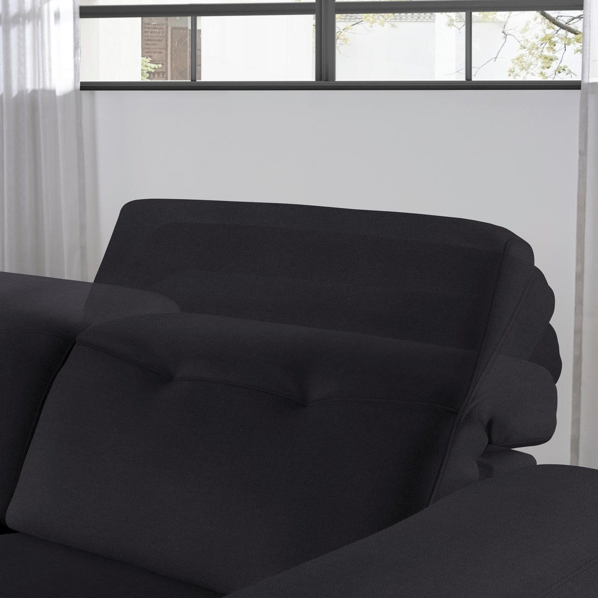 ECKSOFA in Echtleder Dunkelbraun  - Eichefarben/Dunkelbraun, Design, Leder/Holz (163/305cm) - Novel