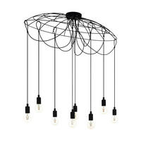 ZÁVĚSNÉ SVÍTIDLO, 115,5/40,5/110 cm  - černá, Basics, kov (115,5/40,5/110cm) - Eglo