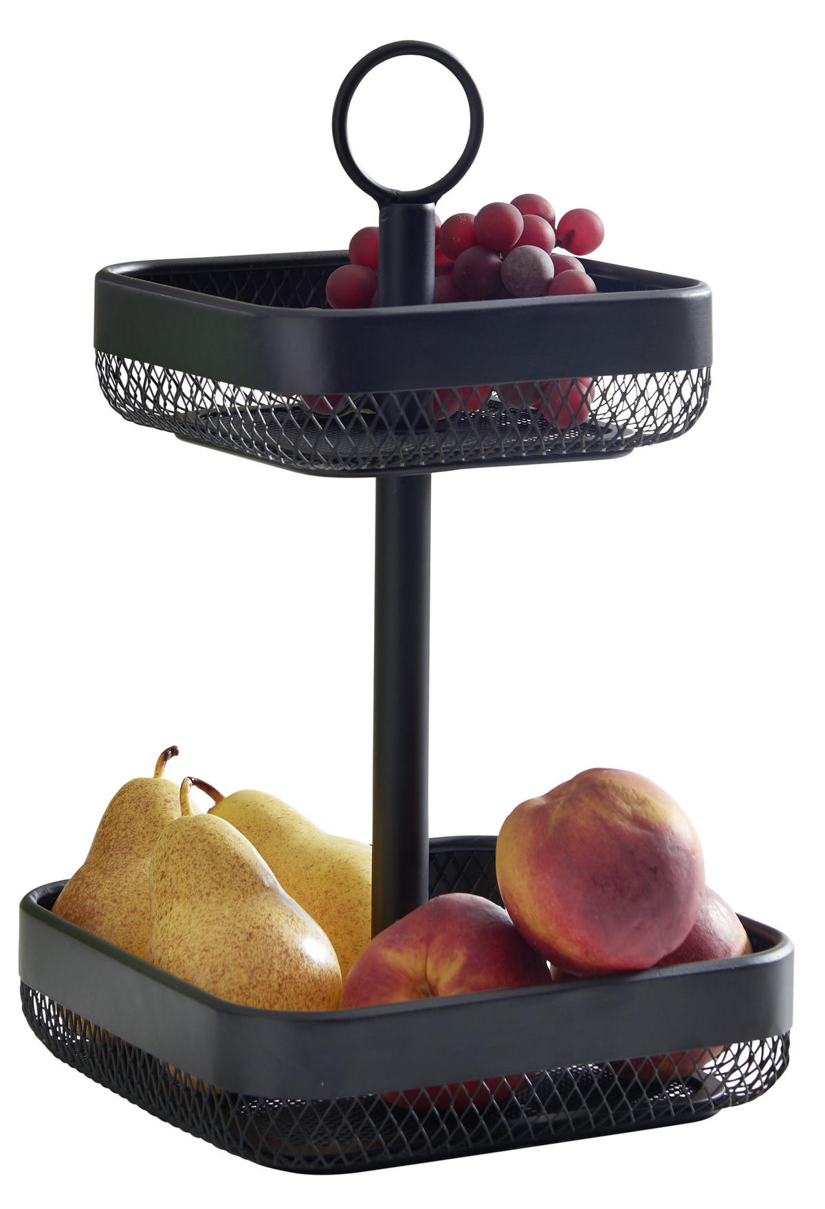 ETAGERE 2-stöckig - Schwarz, Basics, Metall (21/35/21cm) - Homeware Profession.
