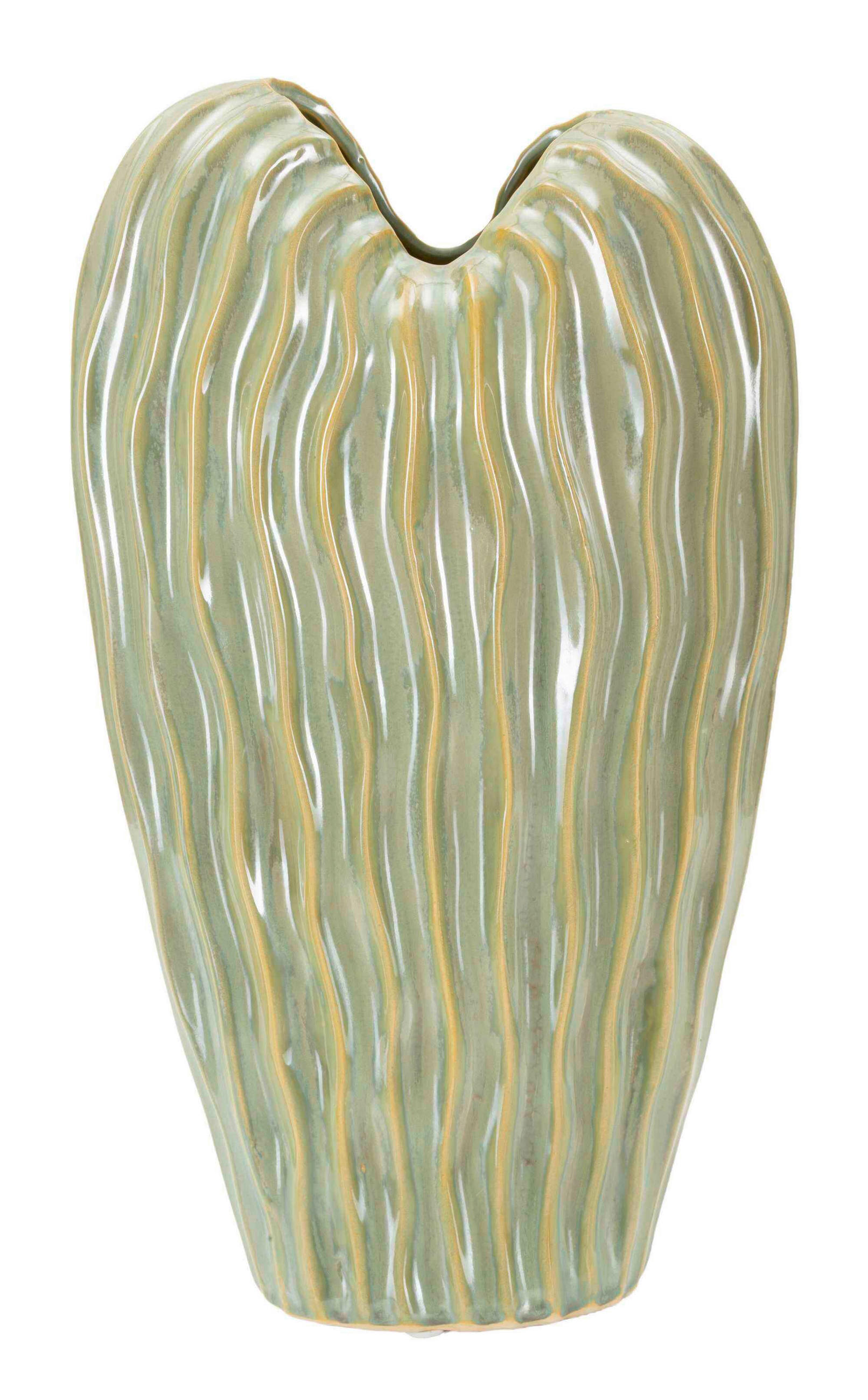 Vase Venice Grün B: 22 Cm