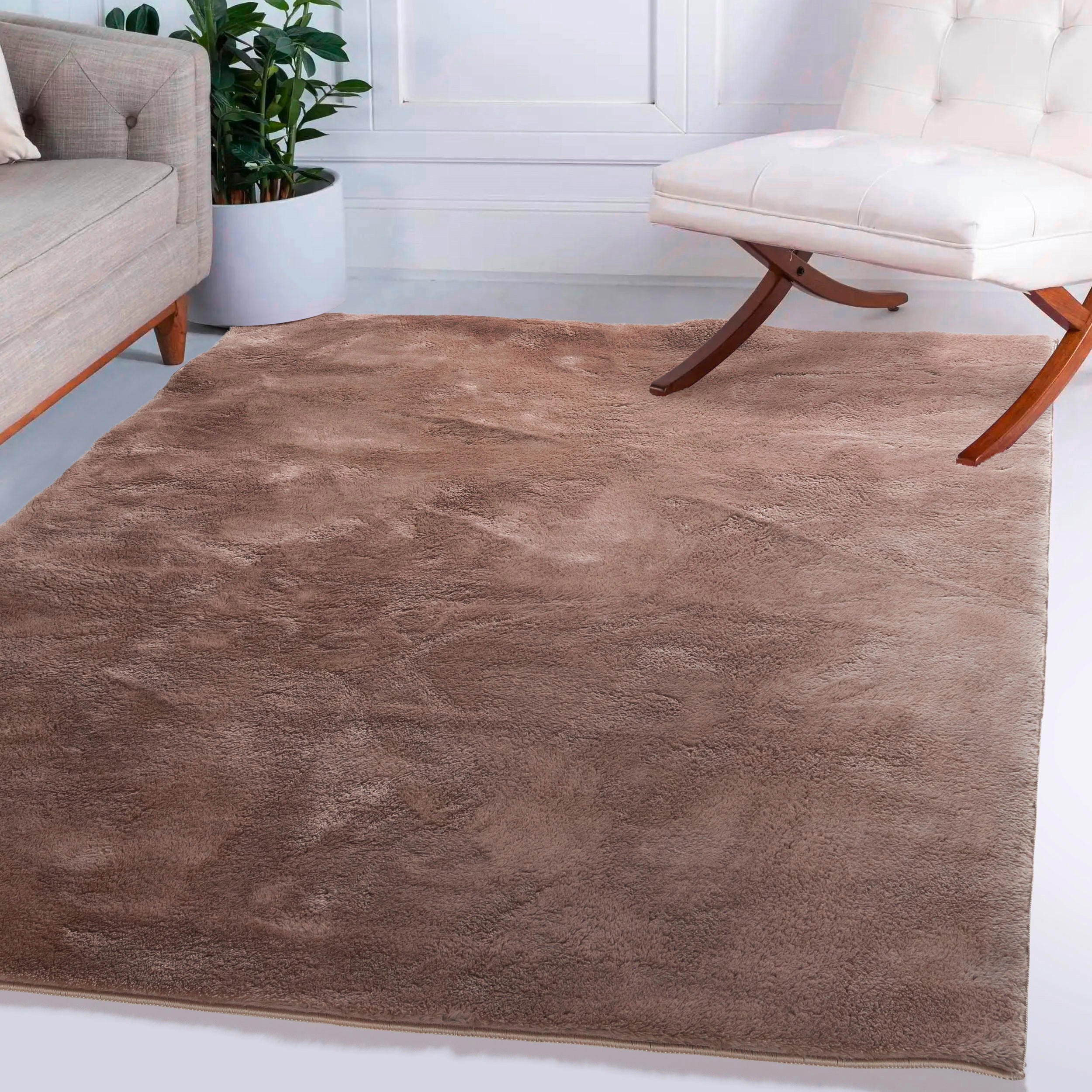 FELLTEPPICH 120/170 cm SOFTY  - Cappuccino, Basics, Textil (120/170cm)