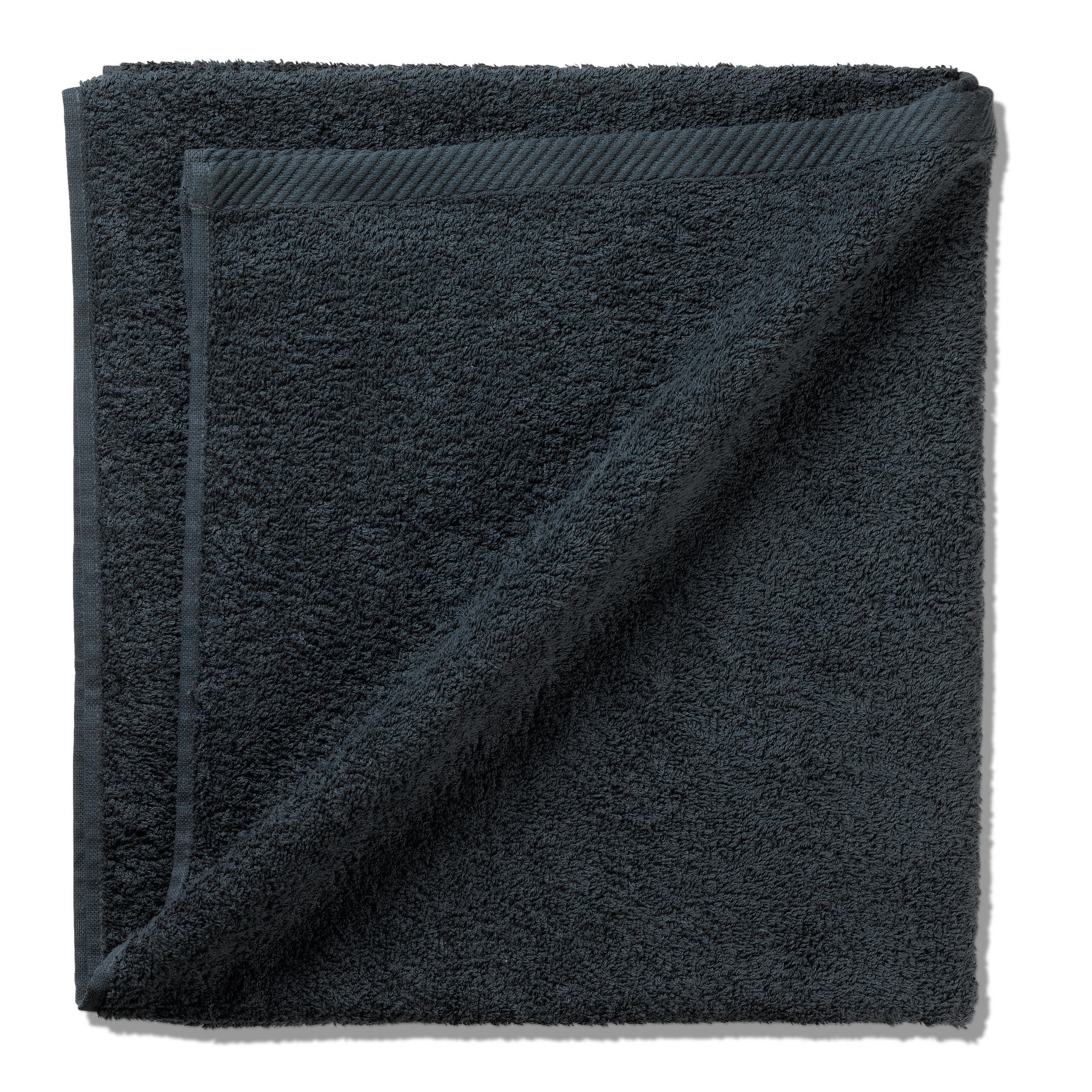 DUSCHTUCH 70/140 cm  - Schwarz, Basics, Textil (70/140cm) - Kela