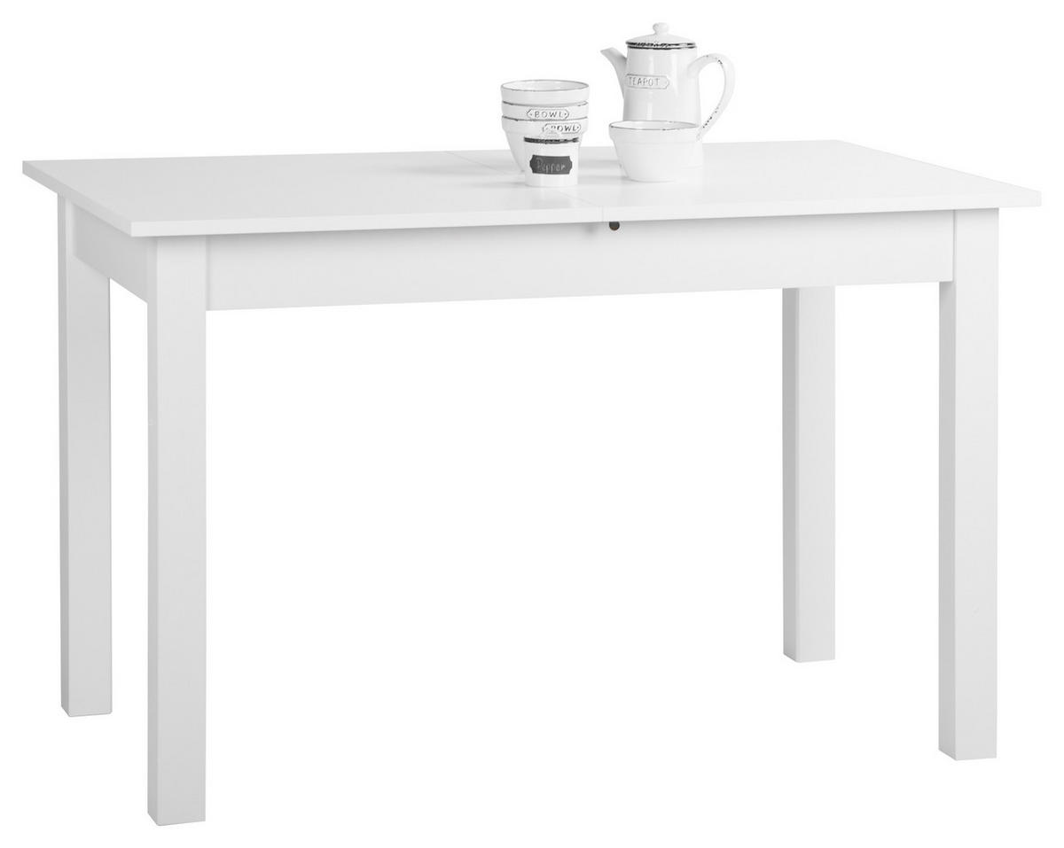 TABLE in Holzwerkstoff 120/70/76,5 cm  - blanc, Design, matériau de bois (120/70/76,5cm) - Carryhome