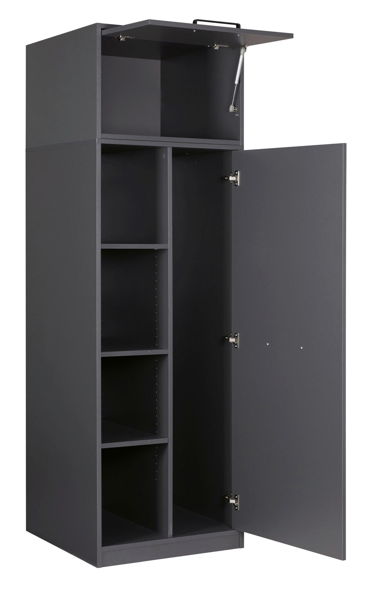 HAUSWIRTSCHAFTSRAUM 335/208/68 cm  in Anthrazit  - Anthrazit, MODERN, Holzwerkstoff (335/208/68cm) - home24