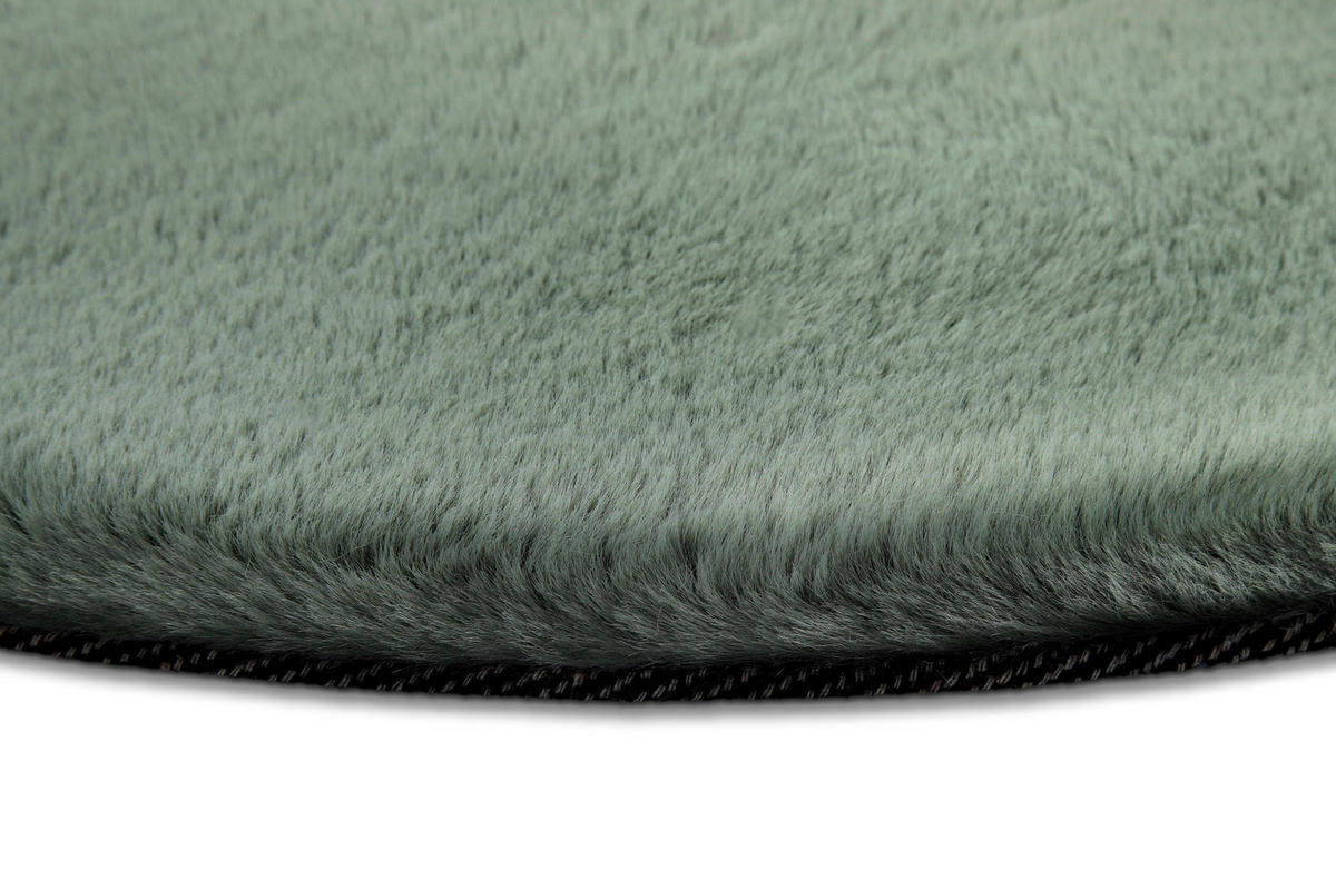 HOCHFLORTEPPICH 100/100 cm ESP-4377-12 Salbeigrün  - Salbeigrün, KONVENTIONELL, Textil (100/100cm) - Esprit