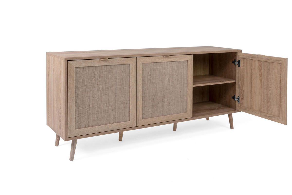 SIDEBOARD  in 150/71/40 cm  - Sonoma Eiche, Natur, Holz/Holzwerkstoff (150/71/40cm) - MID.YOU