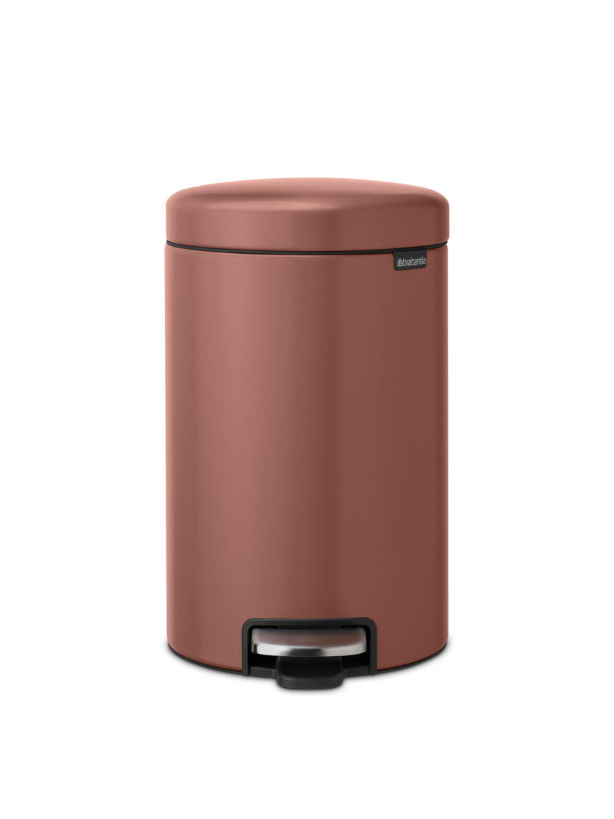 TRETEIMER 12 l  Metall  - Taupe/Anthrazit, Basics, Kunststoff/Metall (25,1/41,1/33,8cm) - Brabantia